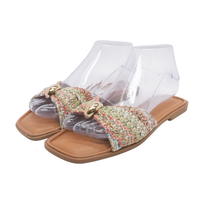 Multi Flat Sandals