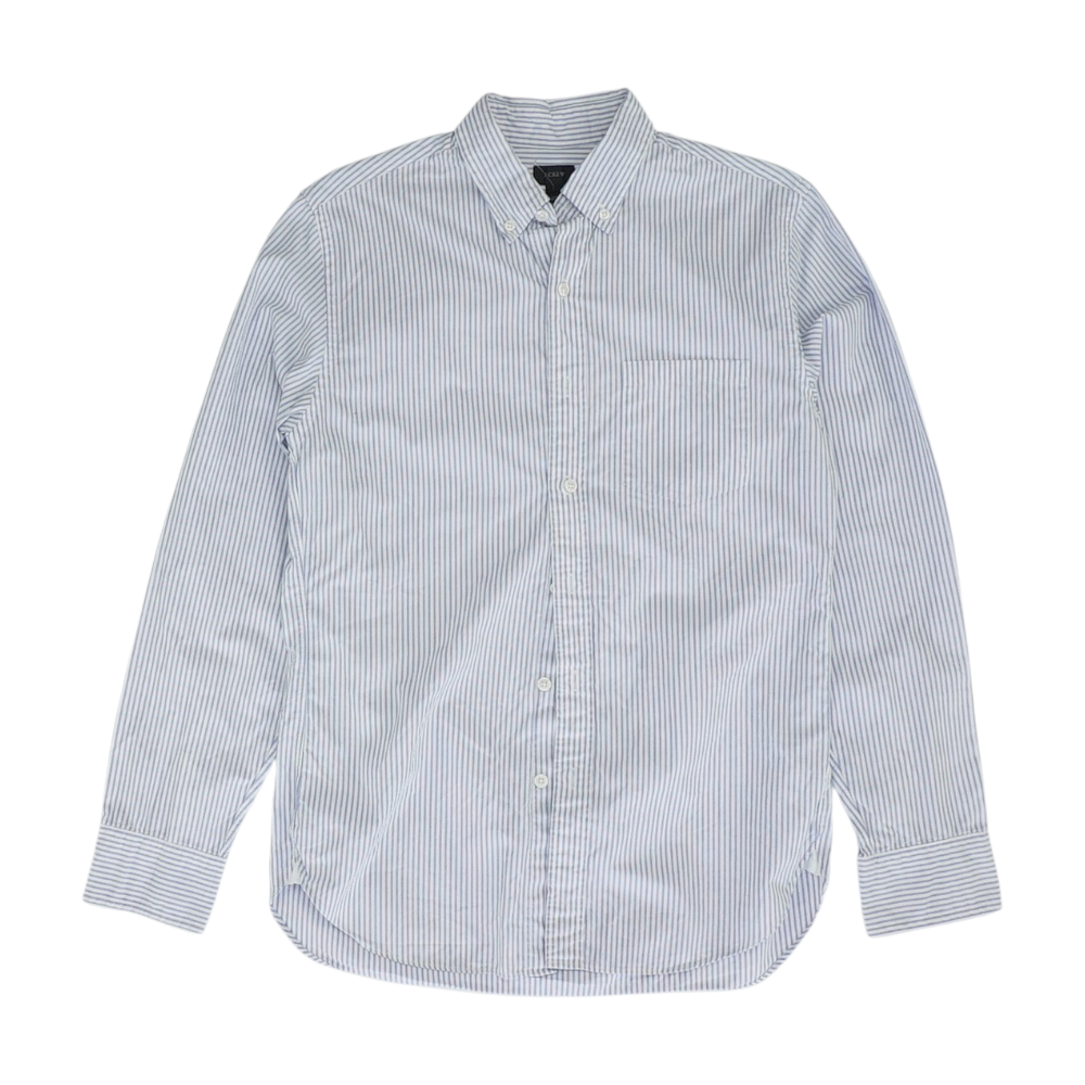 Blue Striped Long Sleeve Button Down