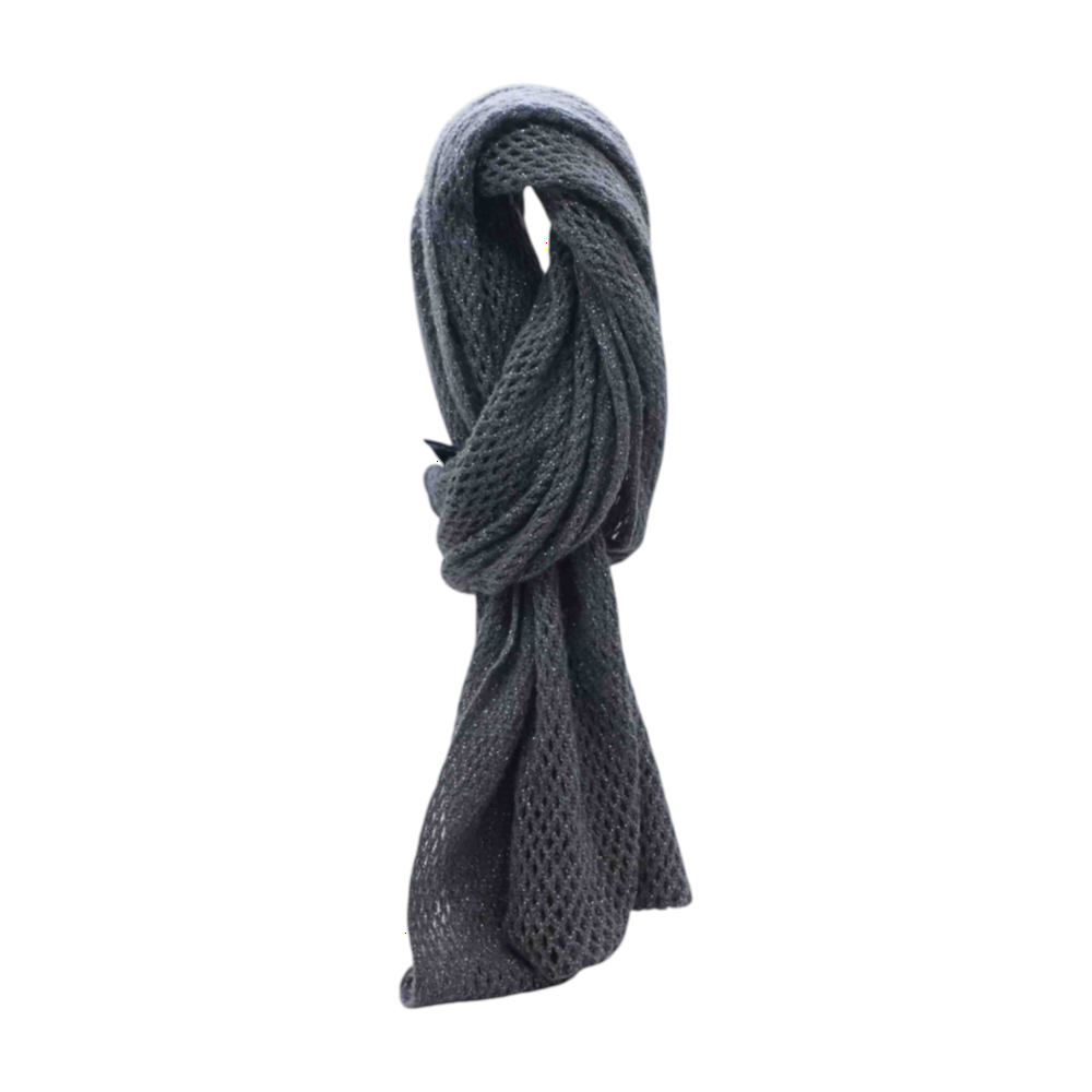Gray Acrylic Scarf