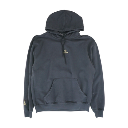 Black Solid Hoodie Pullover