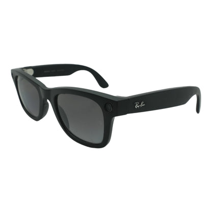Black Wayfarer Smart Glasses