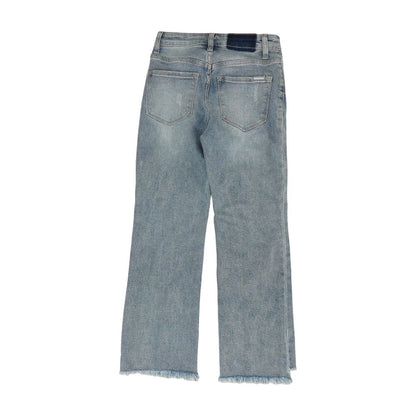 Blue Solid Jeans