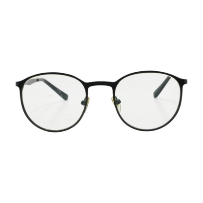 Black M10319 Round Prescription Eyewear