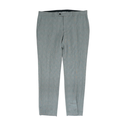 Black Check Regular Pants