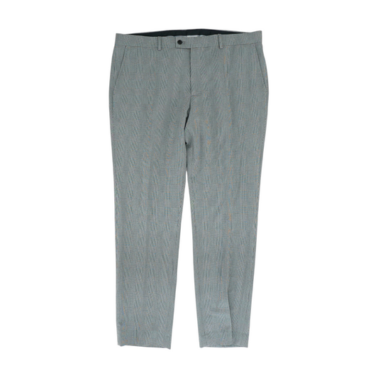 Black Check Regular Pants