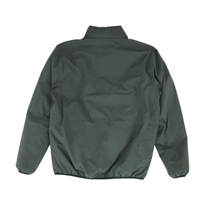 Green Solid Rain Jacket