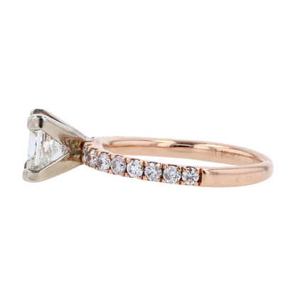 1 3/8 ctw 14K Two-Tone Gold Diamond Engagement Ring
