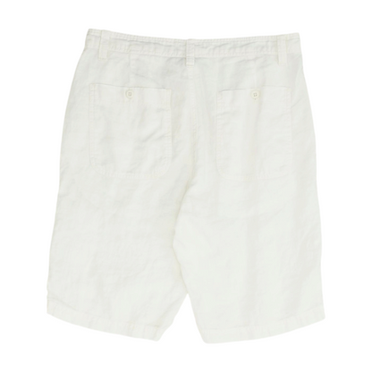 White 5-Pocket Shorts