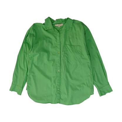 Green Button Down