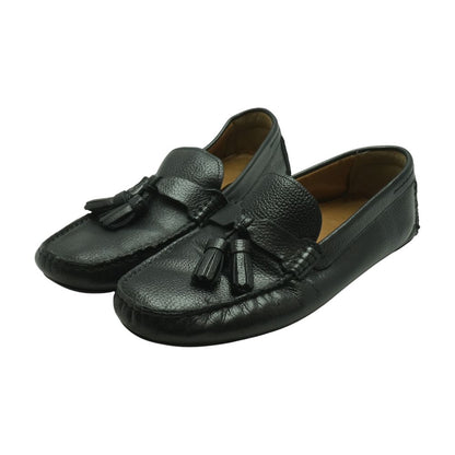 Black Leather Loafer Dress Shoes