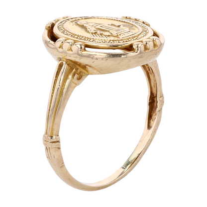14K Yellow Gold Fashion Ring