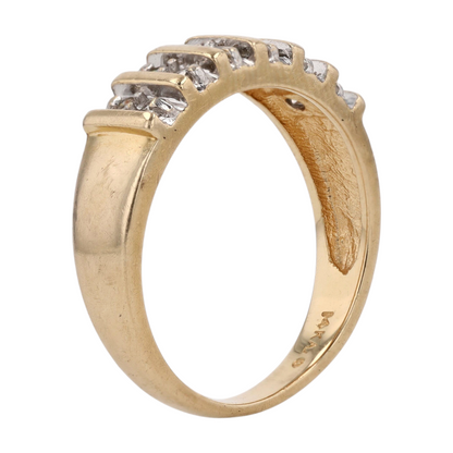 1/4 ctw 14K Yellow Gold Diamond Band Ring