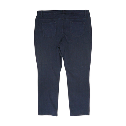 Navy Plus Straight Jeans