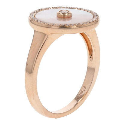 1/10 ctw 14K Rose Gold Statement Ring