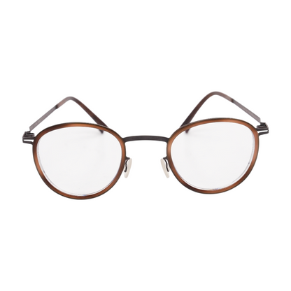 Brown LITE KIRIMA Round Prescription Eyewear