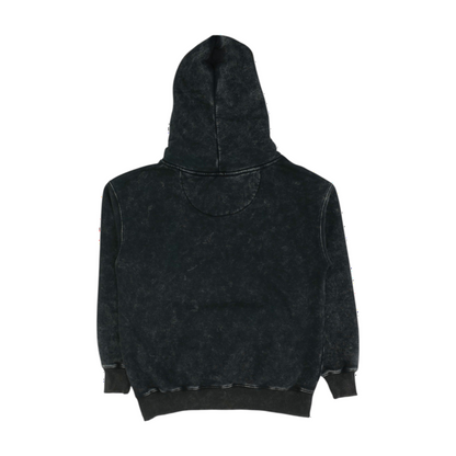 Black Solid Hoodie Pullover