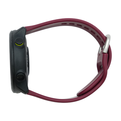 42mm Forerunner 55 Black Smartwatch Burgundy Band S/M