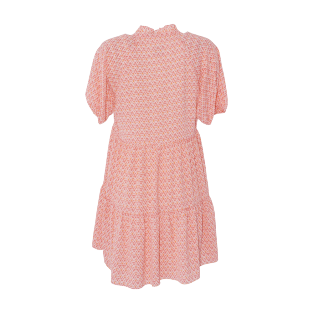 Pink Print Mini Dress