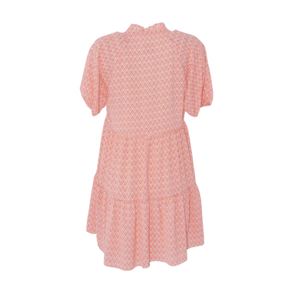 Pink Print Mini Dress