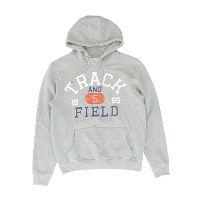 Gray Solid Hoodie Pullover
