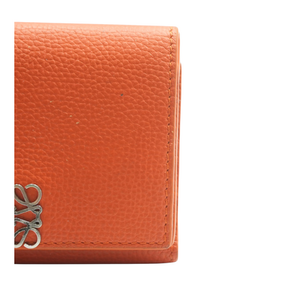 Orange Anagram Trifold Wallet
