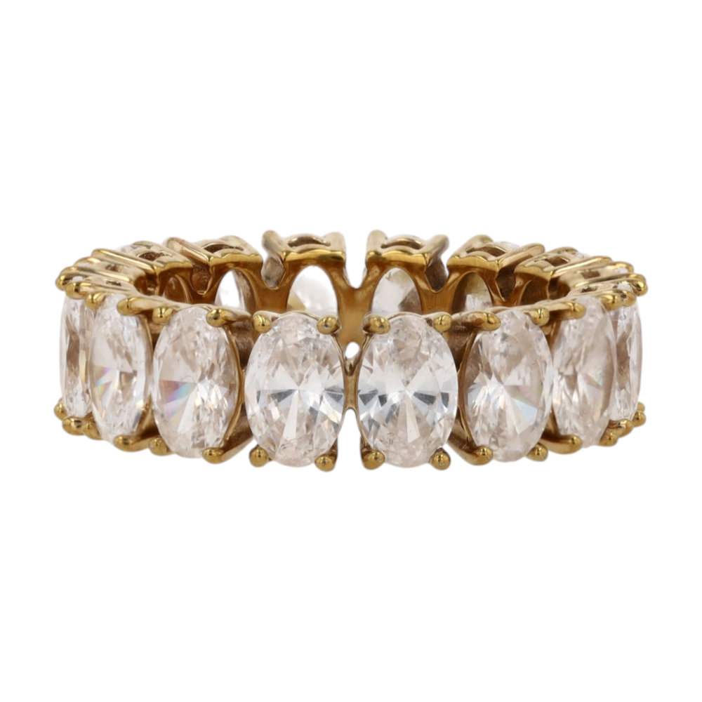 Costume Cubic Zirconia Band Ring