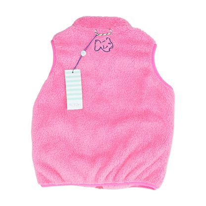 Pink Casual Vest