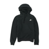 Black Solid Hoodie Pullover