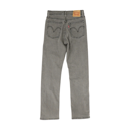 Gray Straight Jeans