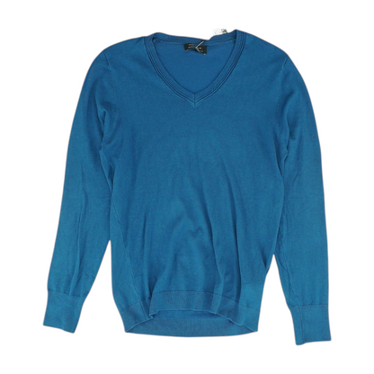 Teal Solid Pullover Sweater