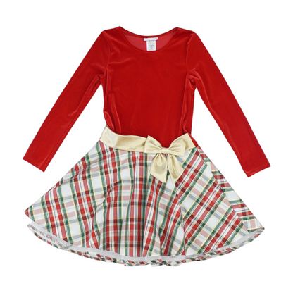 Red Plaid Dress