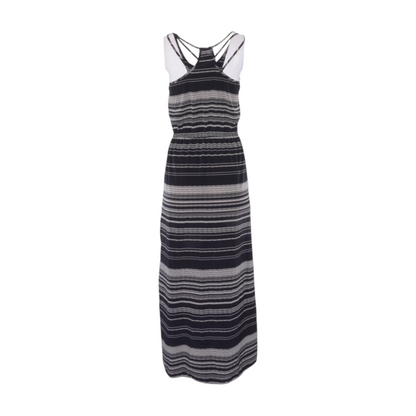 Black Petite Striped Maxi Dress