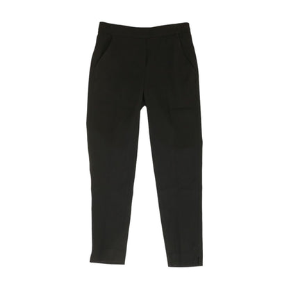 Black Solid Pants
