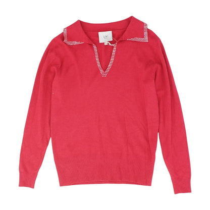 Red Solid Sweater