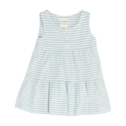 White Striped Dress