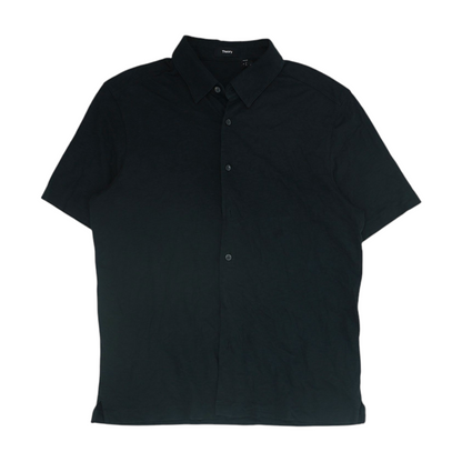 Charcoal Solid Short Sleeve Polo