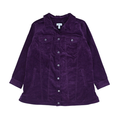 Purple Plus Solid Jacket