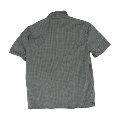 Black Check Short Sleeve Polo