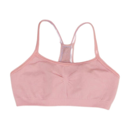 Pink Solid Bra