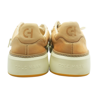 Tan Lace-Up Casual Shoes