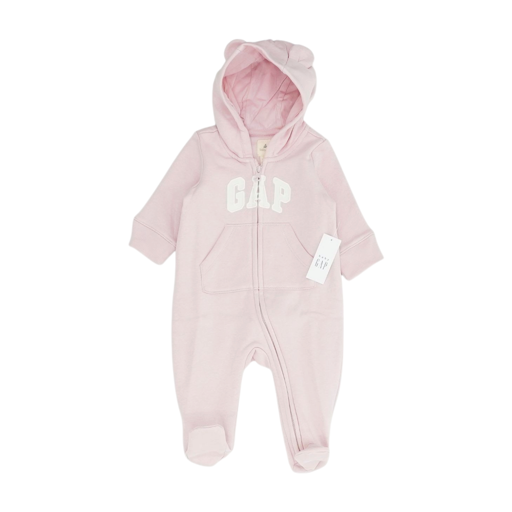 Pink Long Sleeve One-Piece