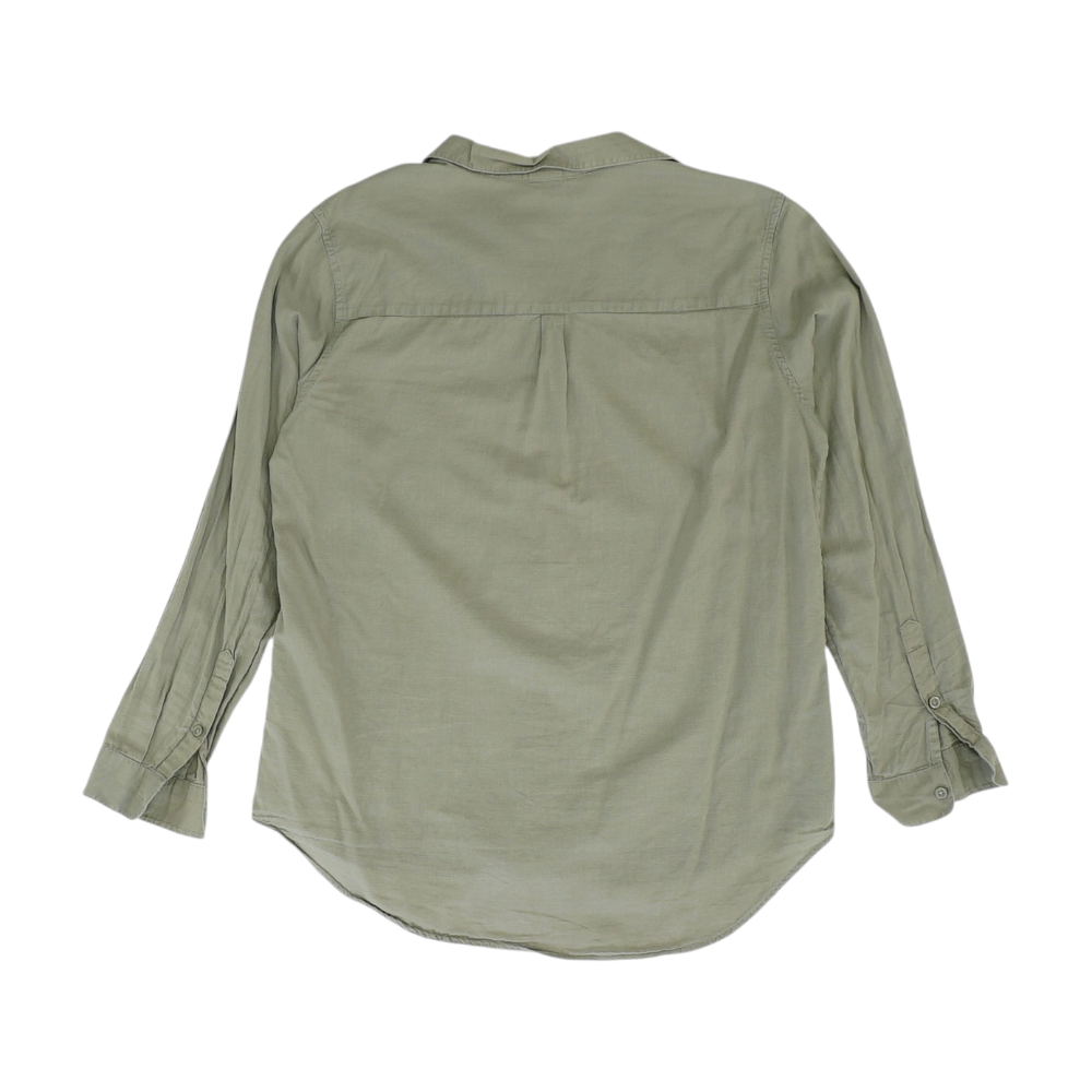 Green Button Down