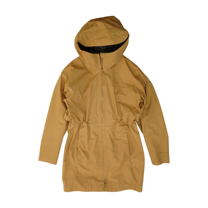 Tan Solid Rain Jacket