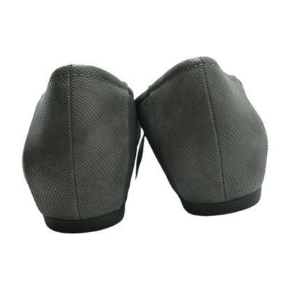 Gray Slip-On Flats