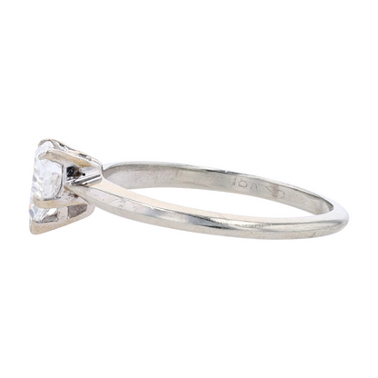 3/4 ctw 18K White Gold Diamond Engagement Ring