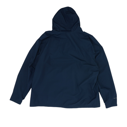 Navy Solid Rain Jacket