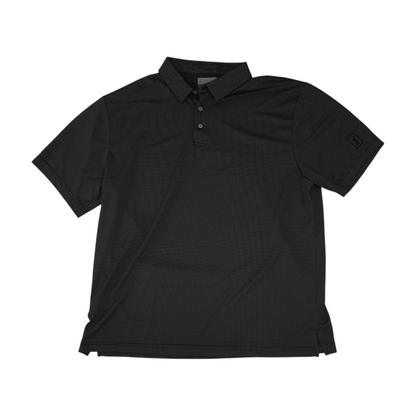 Gray Abstract Short Sleeve Polo