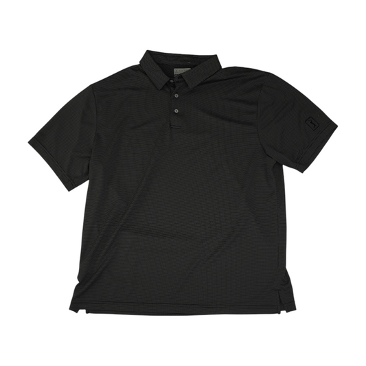 Gray Abstract Short Sleeve Polo