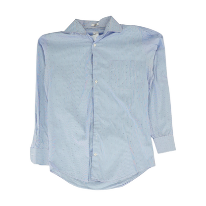 Blue Striped Long Sleeve Button Down