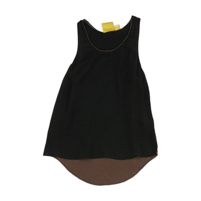 Black Color Block Blouse